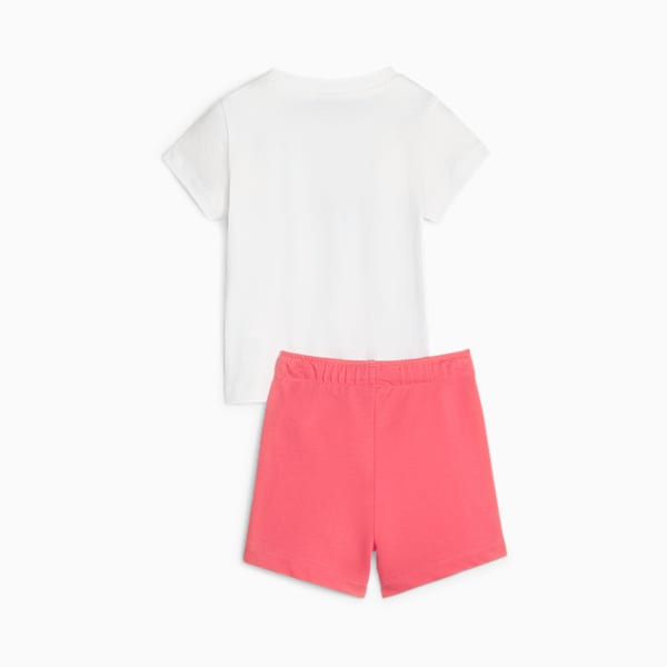 Minicats Tee and Shorts Set Toddler, Electric Blush, large-ZAF
