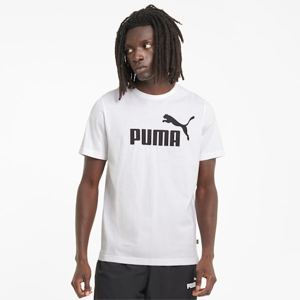 Remera Essentials Logo Tee, Puma White, large-ARG