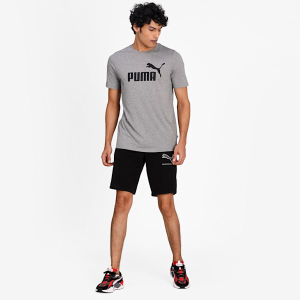 Remera Essentials Logo Tee, Medium Gray Heather, large-ARG