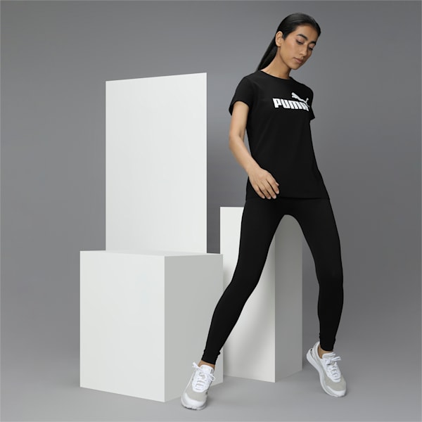 Remera Essentials Logo Tee, Puma Black, large-ARG
