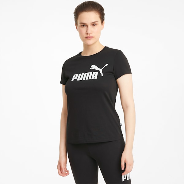 Remera Essentials Logo Tee, Puma Black, large-ARG