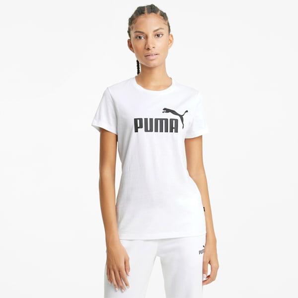 Remera Essentials Logo Tee, Puma White, large-ARG