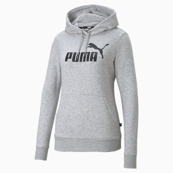 Buzo Essentials Logo para mujer, Light Gray Heather, large-ARG
