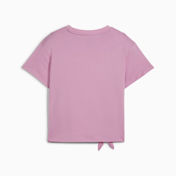 Essentials+ Logo Knotted Tee Youth, Mauved Out, large-ZAF