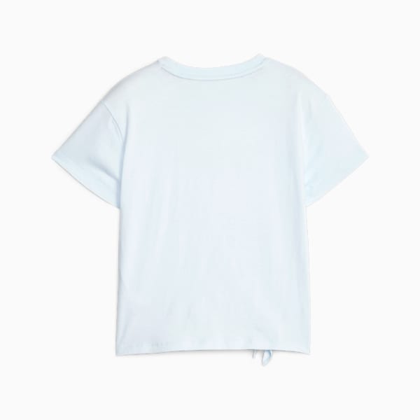 Essentials+ Logo Knotted Tee Youth, Icy Blue, large-ZAF