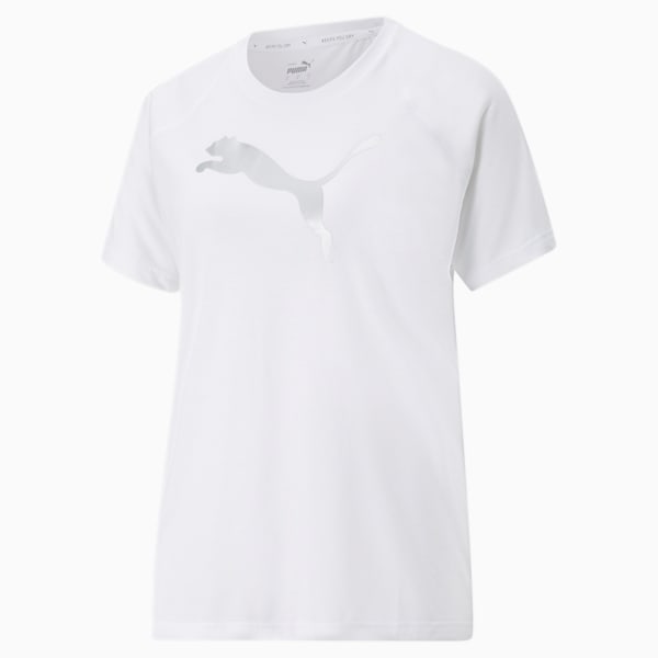 Evostripe Women's Tee, Puma White, large-ZAF