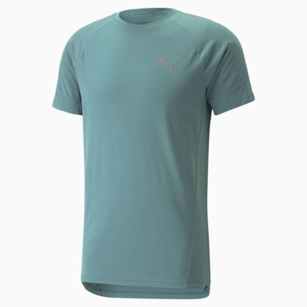 Evostripe Men's Tee, Mineral Blue, large-ZAF