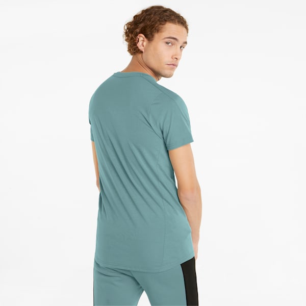 Evostripe Men's Tee, Mineral Blue, large-ZAF