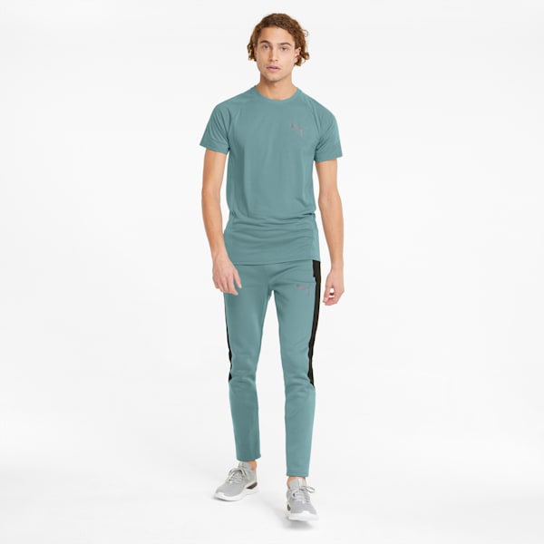 Evostripe Men's Tee, Mineral Blue, large-ZAF