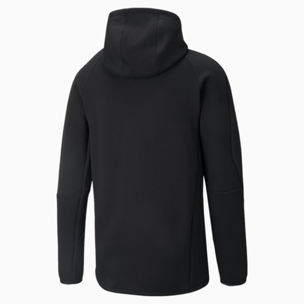 Evostripe Full-Zip Men's Hoodie, Puma Black, large-ZAF