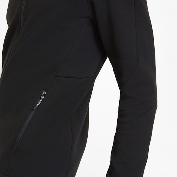 Evostripe Full-Zip Men's Hoodie, Puma Black, large-ZAF