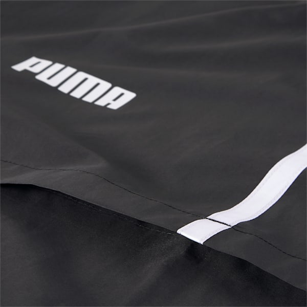 Essentials Solid Windbreaker Jacket Men, Puma Black, large-ZAF