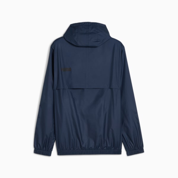 Essentials Solid Windbreaker Jacket Men, Club Navy, large-ZAF