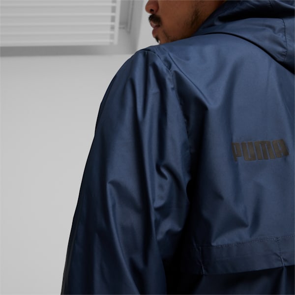 Essentials Solid Windbreaker Jacket Men, Club Navy, large-ZAF