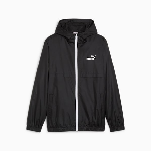 Cortaviento para hombre Essentials, PUMA Black-All black, large-ARG