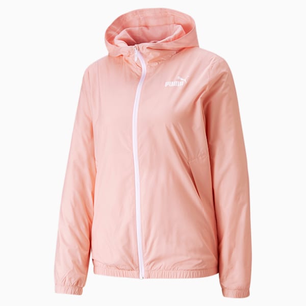 Essentials Solid Windbreaker Jacket Women, Rose Dust, large-ZAF