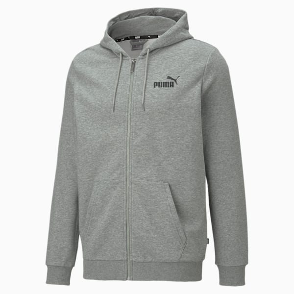Buzo Essentials Small Logo para hombre, Medium Gray Heather, large-ARG