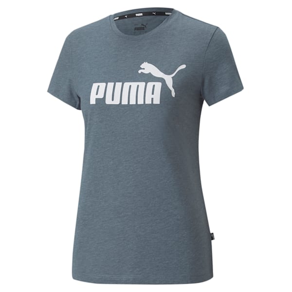 Remera Essentials Logo jaspeada para mujer, Evening Sky, large-ARG