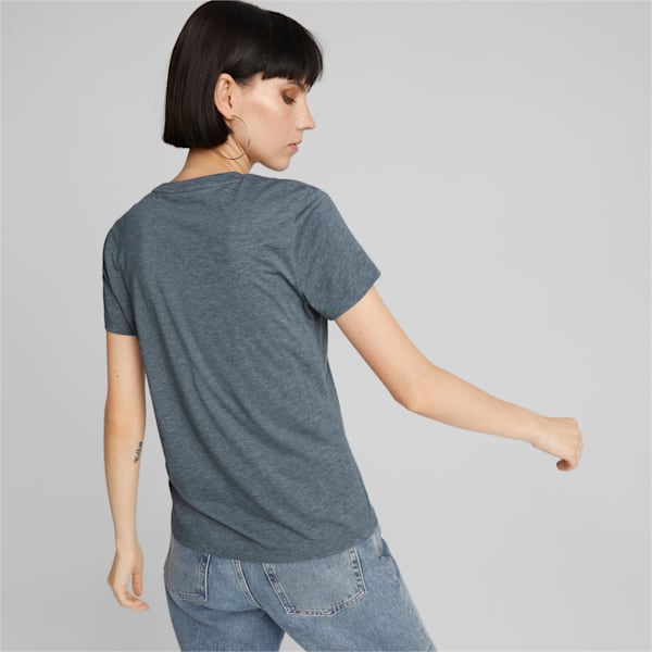 Remera Essentials Logo jaspeada para mujer, Evening Sky, large-ARG