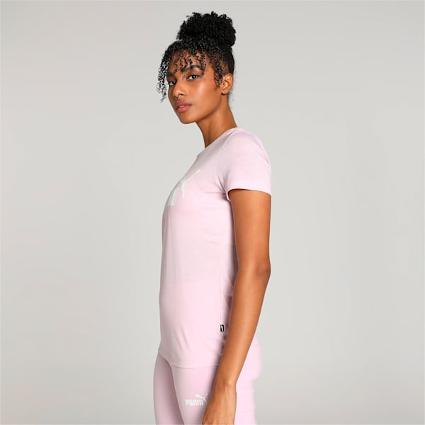 Remera Essentials Logo jaspeada para mujer, Grape Mist, large-ARG