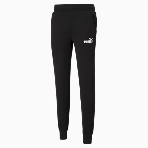 Pantalones Essentials ajustados  para hombre, Puma Black, large-ARG