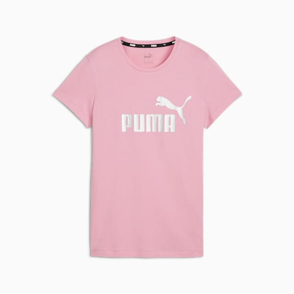 Essentials+ Metallic Logo Women's Tee, Mauved Out, large-ZAF