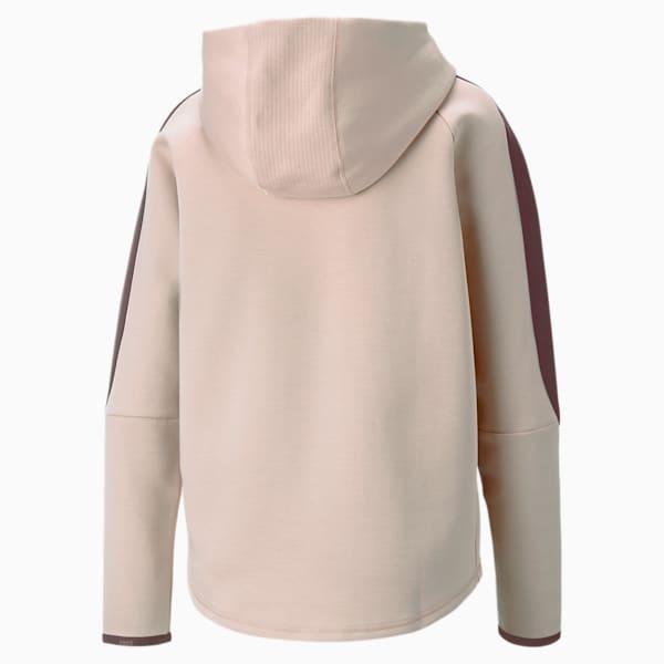 Evostripe Hoodie Women, Rose Quartz, large-ZAF