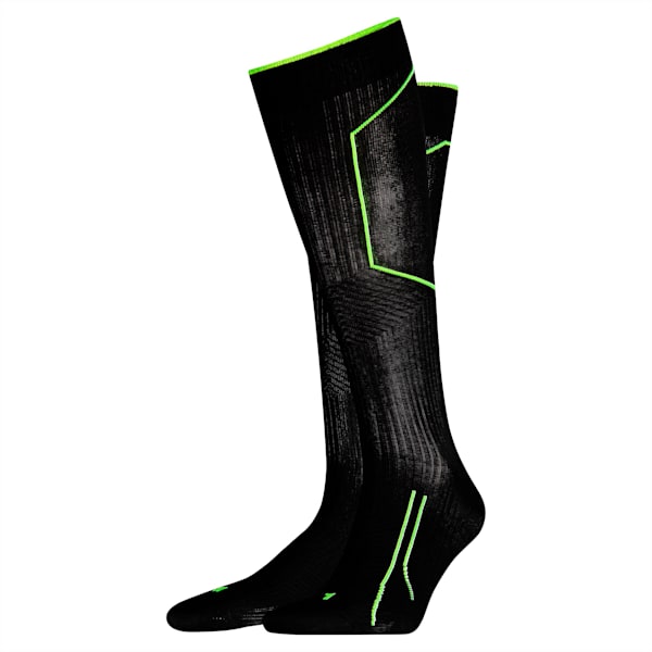 Medias unisex por la rodilla PUMA Performance Running (pack de 1 par), black, large-ARG