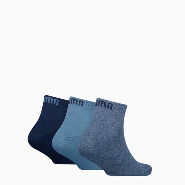 Medias Puma niños 3 pares, denim blue, large-ARG
