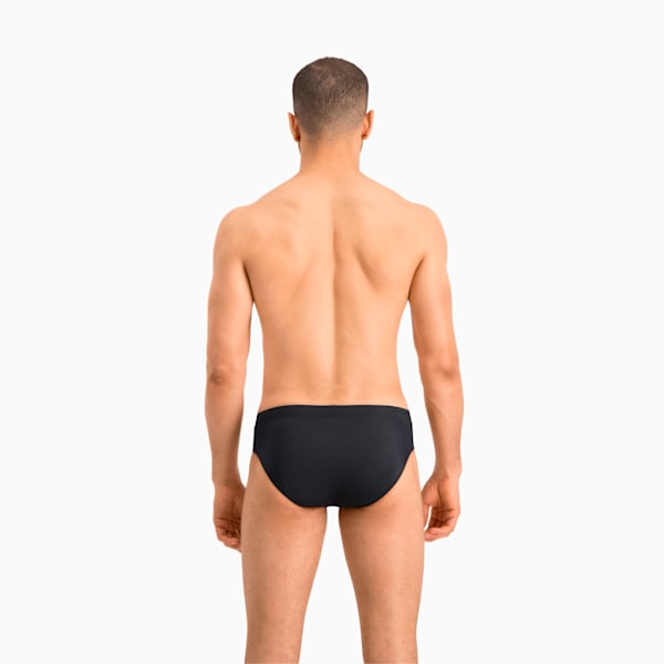 PUMA Swim Classic Men's Swimming Brief, black, large-ZAF