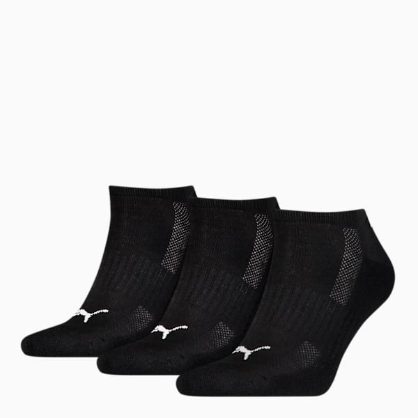 Medias deportivas PUMA acolchados unisex, pack de 3 pares, black, large-ARG