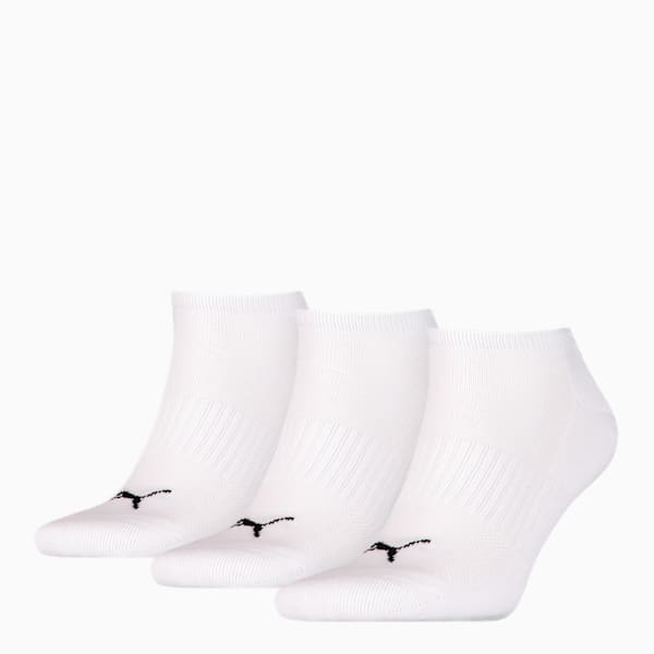 Medias deportivas PUMA acolchados unisex, pack de 3 pares, white, large-ARG