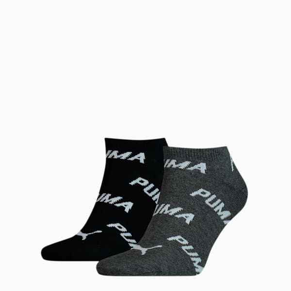 Medias deportivas unisex PUMA BWT, pack de 2 pares, black / white, large-ARG