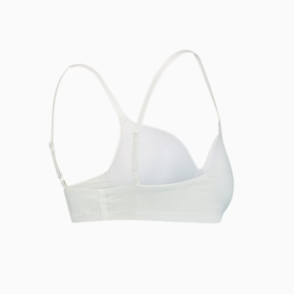 PUMA Women's Soft Padded Bra 1 Pack, white, large-MEX
