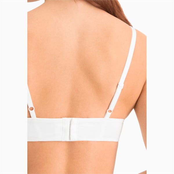 PUMA Women's Soft Padded Bra 1 Pack, white, large-MEX