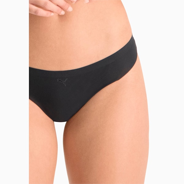 PUMA Women's Seamless String 2 Pack, black, large-MEX