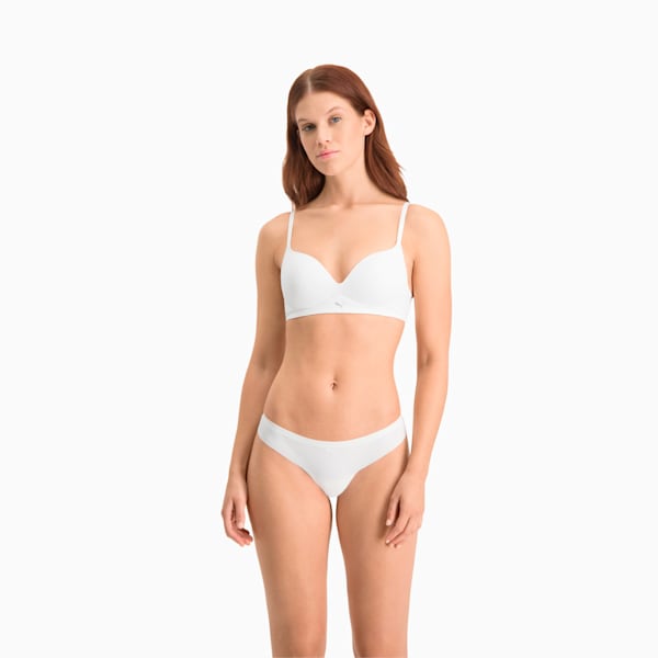 PUMA Women's Seamless String 2 Pack, white, large-MEX