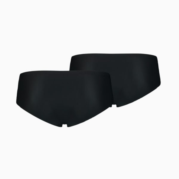 PUMA Women's Seamless Hipster 2 Pack, black, large-MEX