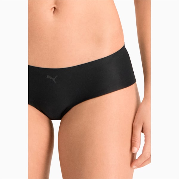 PUMA Women's Seamless Hipster 2 Pack, black, large-MEX