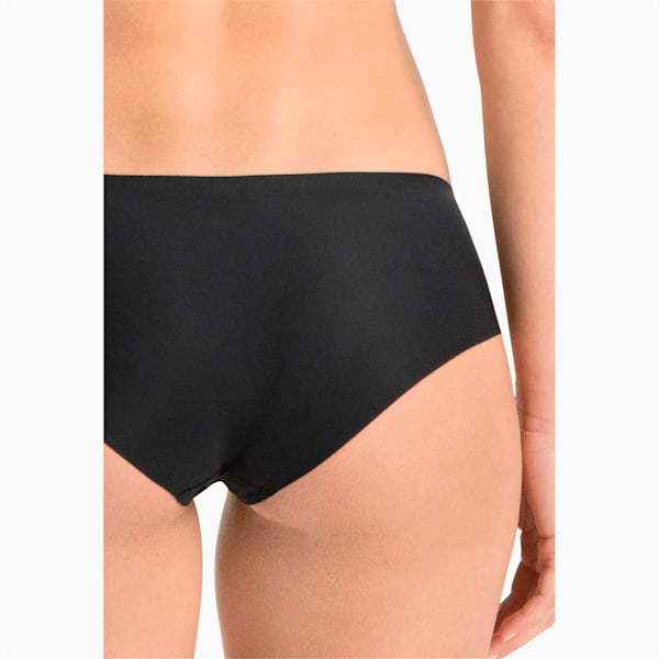 PUMA Women's Seamless Hipster 2 Pack, black, large-MEX