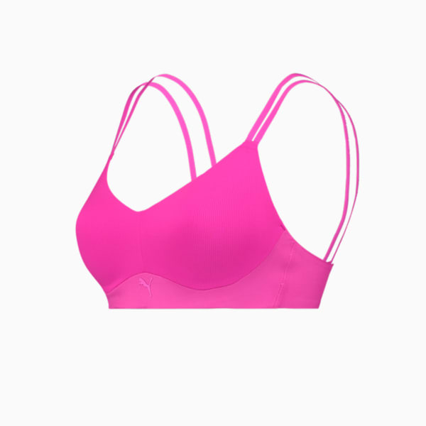PUMA Women's Medium Support Active Bra 1 Pack, orchid pink, large-MEX