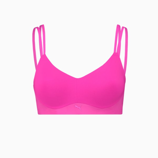 PUMA Women's Medium Support Active Bra 1 Pack, orchid pink, large-MEX