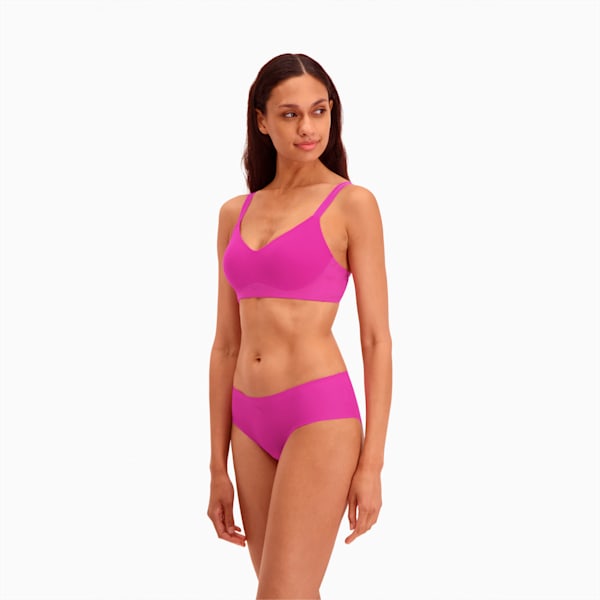 PUMA Women's Medium Support Active Bra 1 Pack, orchid pink, large-MEX