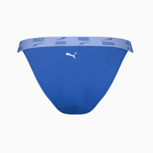 PUMA Swim Women's Tanga Bikini Bottom, purple magic, large-ZAF