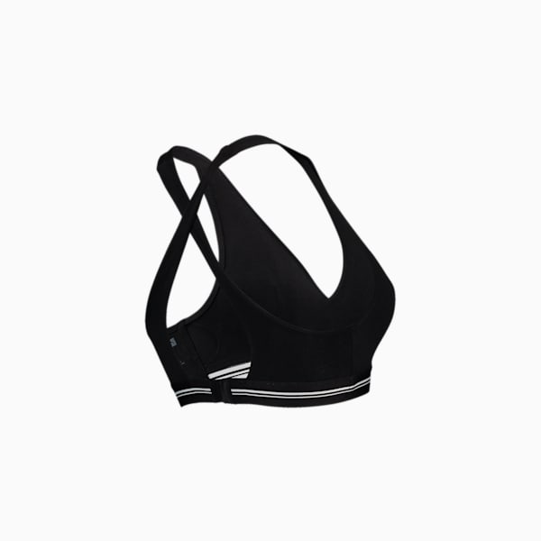 Women's Cross Back Padded Top, black, large-ZAF