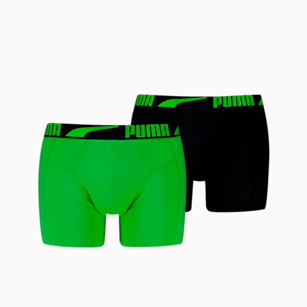 Paquete de 2 Bóxers para Hombre PUMA, green / black, large-MEX