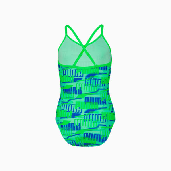 Traje de baño niña Puma Printed, green combo, large-MEX