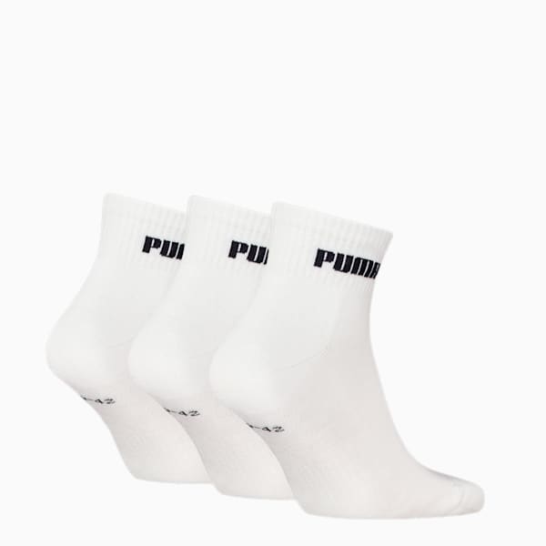 Paquete de 3 medias tobilleras PUMA Unisex, white, large-ARG