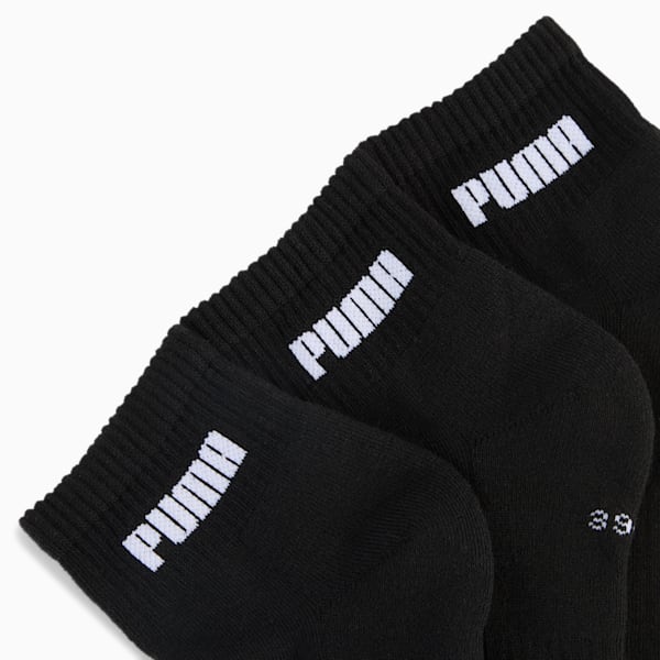 Paquete de 3 medias tobilleras PUMA Unisex, black, large-ARG
