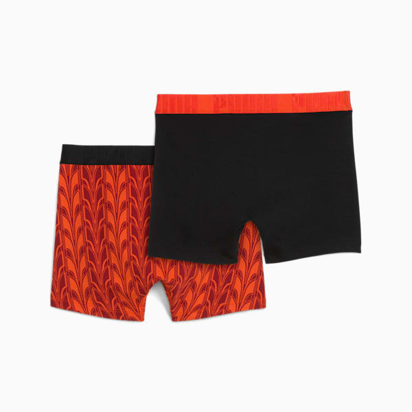 Pack de 2 bóxers para hombre PUMA, Black / Red, large-MEX